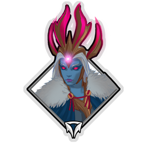 Gold Crownfall Sticker - Shen (Parka)