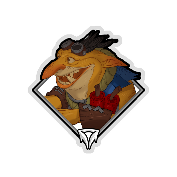 Gold Crownfall Sticker - Spleen