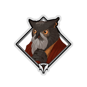 Gold Crownfall Sticker - Threebeard the Hermit