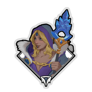 Holo Crownfall Sticker - Crystal Maiden (Staff)