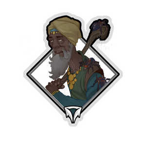Gold Crownfall Sticker - Philip