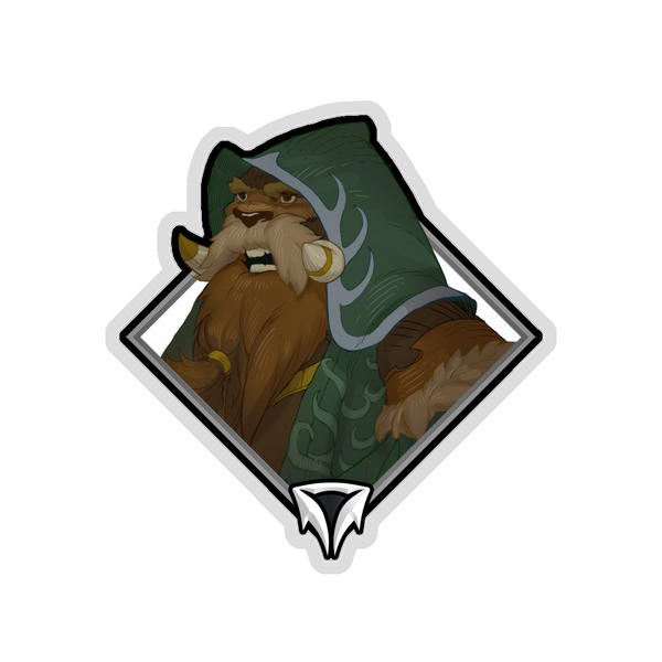 Gold Crownfall Sticker - Archimandrite
