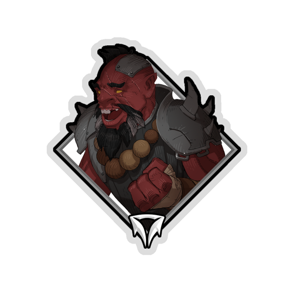 Gold Crownfall Sticker - Brak Baelor