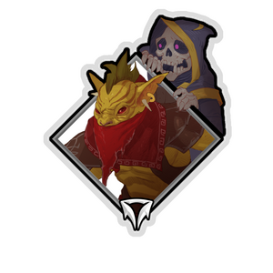 Gold Crownfall Sticker - Gondar (Skeleton)