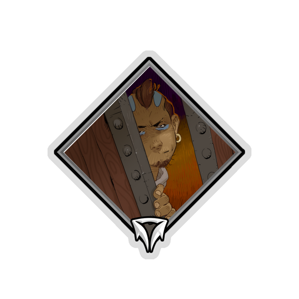 Gold Crownfall Sticker - Blueheart Disciple