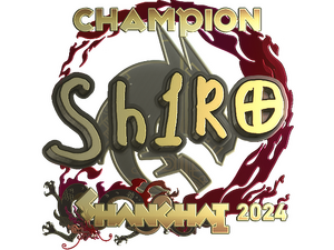 Sticker | sh1ro (Gold, Champion) | Shanghai 2024