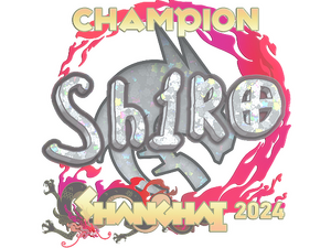 Sticker | sh1ro (Glitter, Champion) | Shanghai 2024