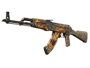StatTrak™ AK-47 | Searing Rage (Battle-Scarred)