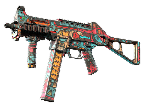 StatTrak™ UMP-45 | K.O. Factory (Battle-Scarred)