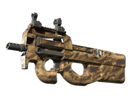 P90 | Desert Halftone (Well-Worn)