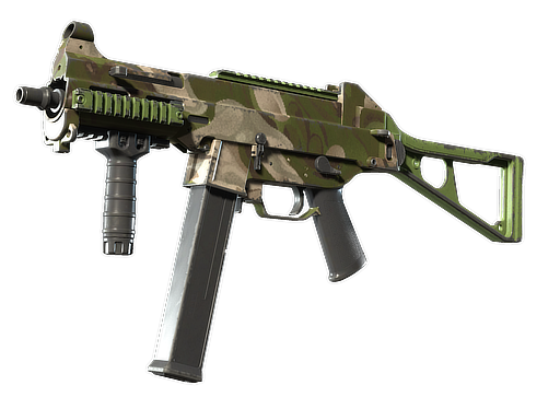 UMP-45 | Green Swirl (Well-Worn)