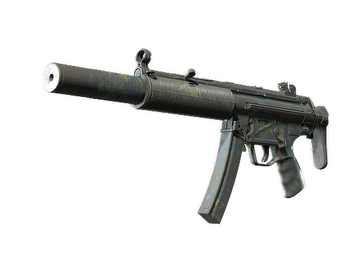 MP5-SD | Lime Hex (Battle-Scarred)