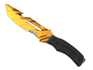 ★ StatTrak™ Survival Knife | Tiger Tooth (Minimal Wear)