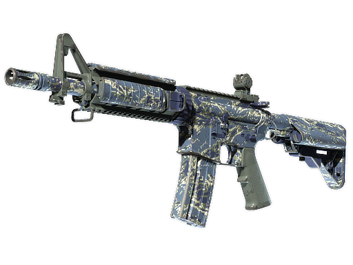 M4A4 | Naval Shred Camo (Well-Worn)