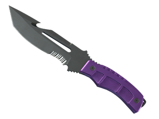 ★ Survival Knife | Ultraviolet (Well-Worn)