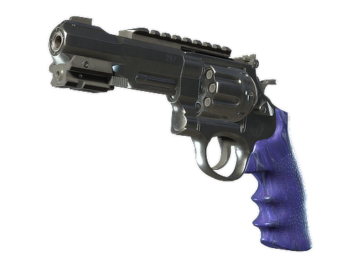 R8 Revolver | Cobalt Grip (Well-Worn)