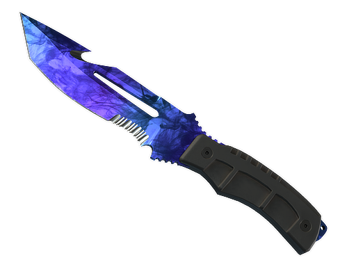 ★ StatTrak™ Survival Knife | Doppler Sapphire (Minimal Wear)