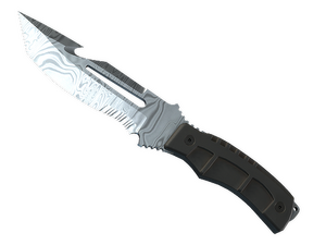 ★ ST™ Survival Knife | Damascus Steel