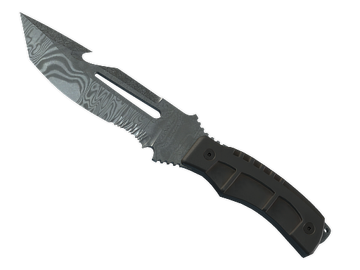 ★ StatTrak™ Survival Knife | Damascus Steel (Battle-Scarred)