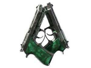 Dual Berettas | Polished Malachite