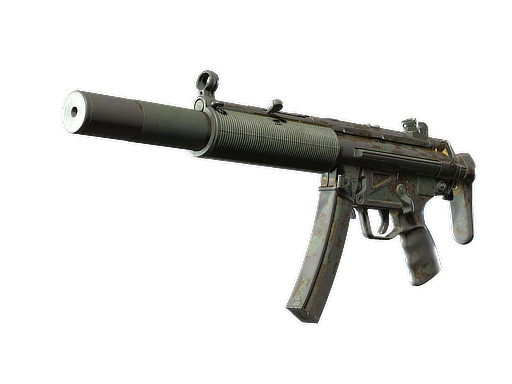 MP5-SD | Gold Leaf (Battle-Scarred)