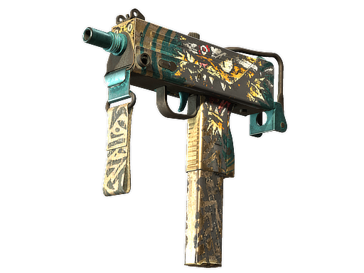 MAC-10 | Cat Fight (Battle-Scarred)