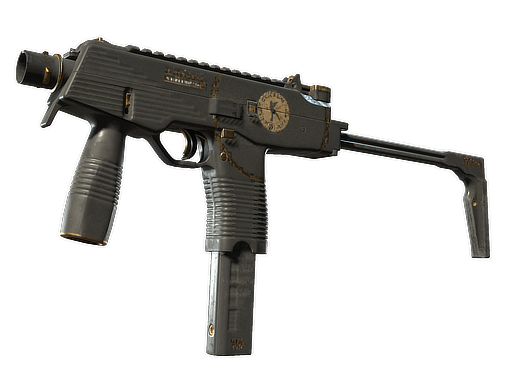 MP9 | Broken Record (Battle-Scarred)