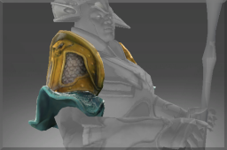 Inscribed Desert Gale Shoulder Plate