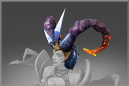 Inscribed Horns of the Obsidian Nightmare