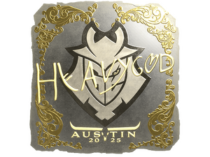 Sticker | Heavygod (Gold) | Austin 2025