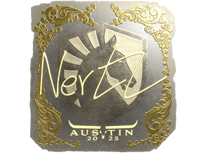 Sticker | NertZ (Gold) | Austin 2025