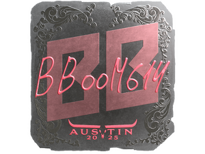 Sticker | Boombl4 (Foil) | Austin 2025