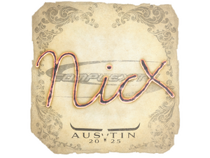 Sticker | nicx | Austin 2025