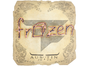 Sticker | frozen | Austin 2025