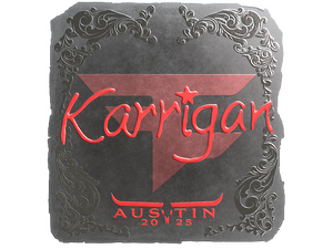 Sticker | karrigan (Foil) | Austin 2025