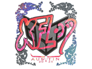 Sticker | xfl0ud (Holo) | Austin 2025