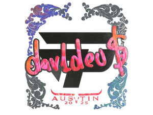 Sticker | dav1deuS (Holo) | Austin 2025