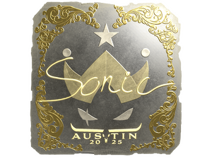 Sticker | Sonic (Gold) | Austin 2025