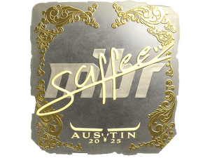 Sticker | saffee (Gold) | Austin 2025
