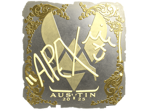 Sticker | apEX (Gold) | Austin 2025