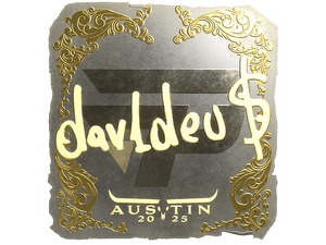 Sticker | dav1deuS (Gold) | Austin 2025