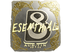 Sticker | esenthial (Gold) | Austin 2025