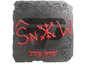 Sticker | snow (Foil) | Austin 2025