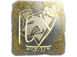 Sticker | ICY (Gold) | Austin 2025