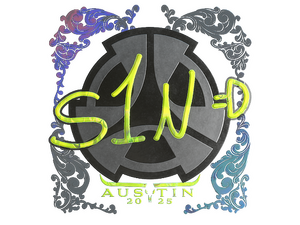 Sticker | s1n (Holo) | Austin 2025