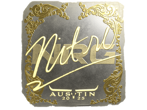 Sticker | nitr0 (Gold) | Austin 2025