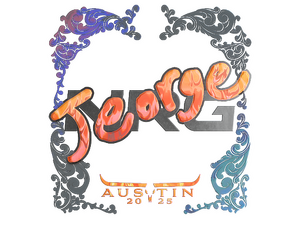 Sticker | jeorge (Holo) | Austin 2025