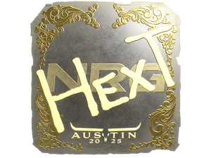 Sticker | HexT (Gold) | Austin 2025