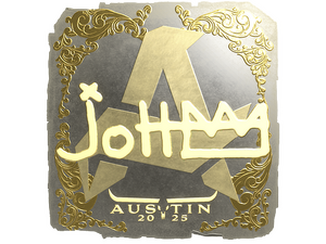 Sticker | jottAAA (Gold) | Austin 2025