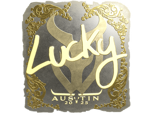 Sticker | Lucky (Gold) | Austin 2025